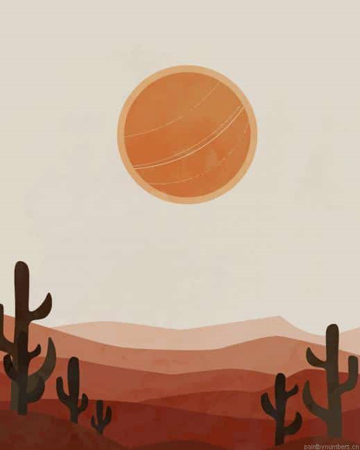 Aesthetic Desert Art Painting By Numberss.png