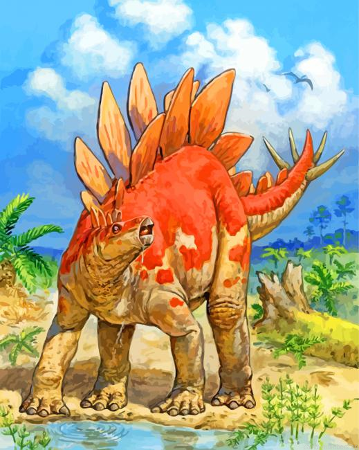 Aesthetic Dinasaur Painting By Numbers.png