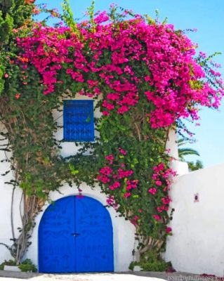 Aesthetic Door Painting By Numbers.png