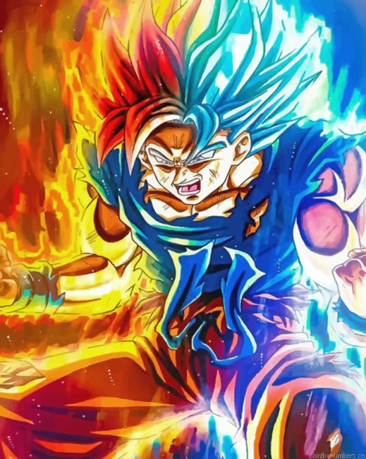 Aesthetic Dragon Ball Painting By Numberss.png