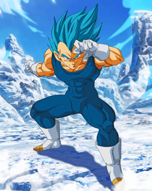 Aesthetic Dragon Ball Z Painting By Numberss.png