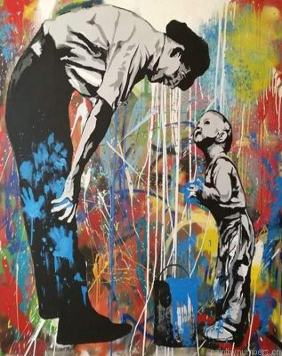 Aesthetic Father And Son Painting By Numbers.png
