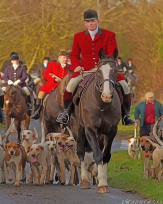 Aesthetic Fox Hunting Painting By Numberss.png