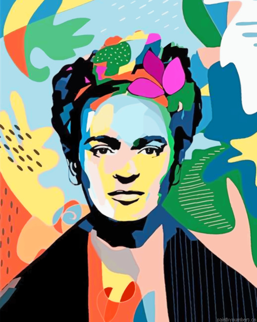 Aesthetic Frida Kahlo Painting By Numbers.png