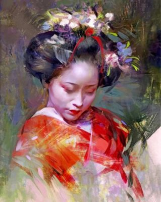 Aesthetic Geisha Painting By Numbers.png