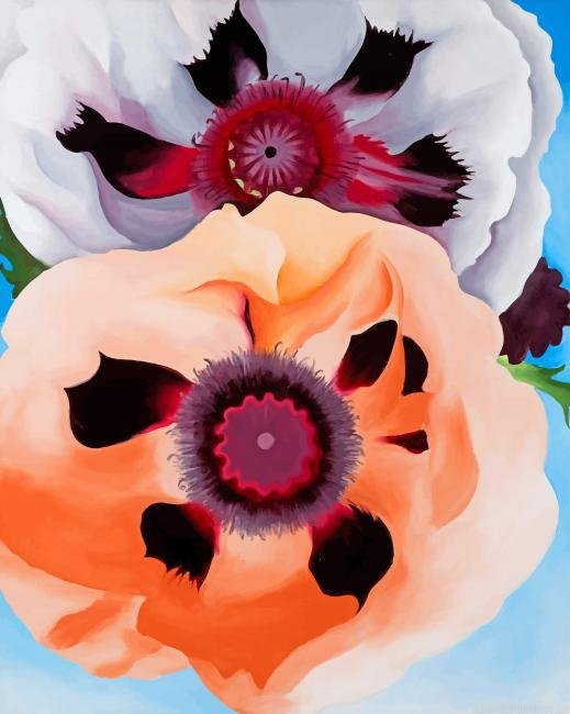 Aesthetic Georgia O Keeffe Artwork Painting By Numberss.png