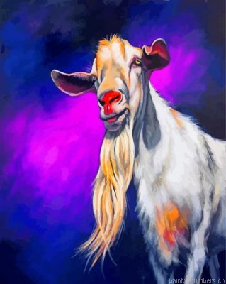 Aesthetic Goat Painting By Numbers.png