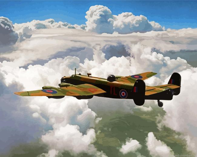 Aesthetic Handley Page Halifax 1 Painting By Numberss.png