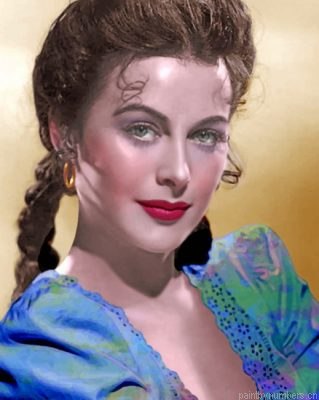 Aesthetic Hedy Lamarr Painting By Numbers.png
