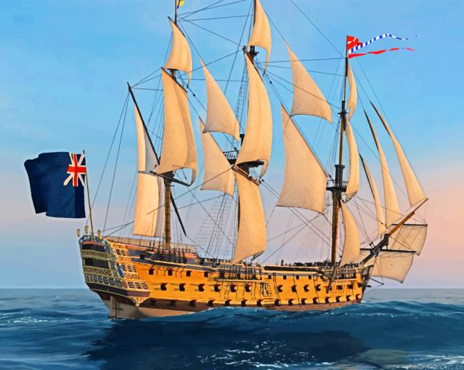 Aesthetic Hms Victory Painting By Numbers.png