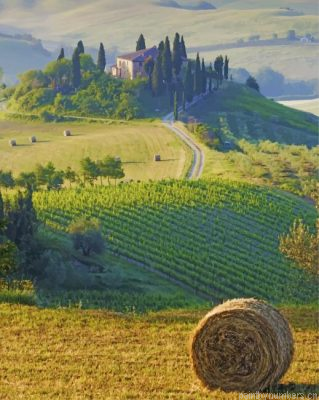 Aesthetic Italian Countryside Painting By Numbers.png