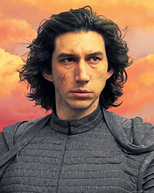 Aesthetic Kylo Ren Painting By Numbers.png