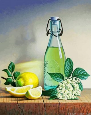 Aesthetic Lemon Juice Painting By Numbers.png