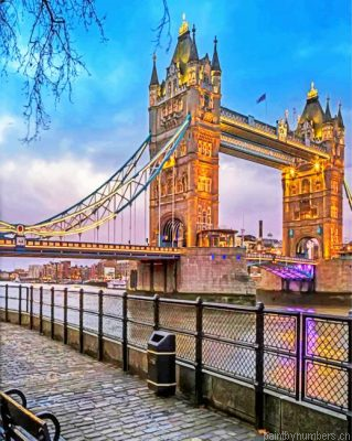 Aesthetic London Bridge Painting By Numbers.png