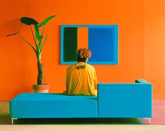 Aesthetic Lonely Man Painting By Numberss.png