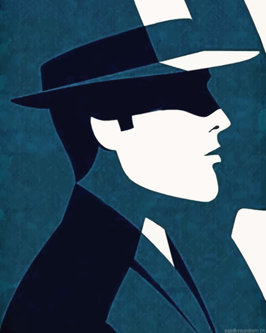 Aesthetic Man Illustration Painting By Numbers.png
