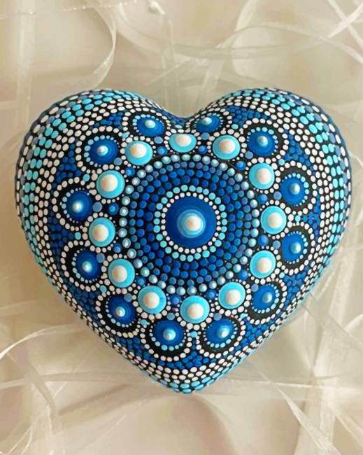 Aesthetic Mandala Heart Painting By Numberss.png