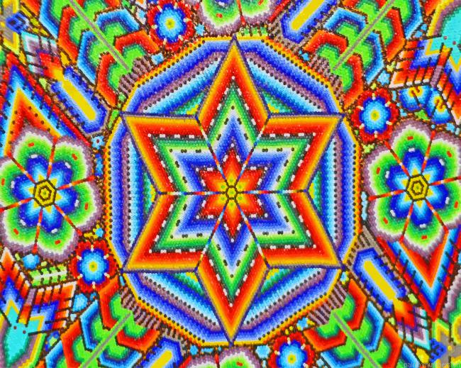 Aesthetic Mandala Mexican Folk Art Painting By Numberss.png