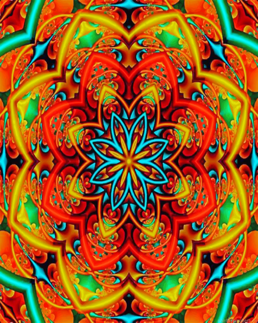 Aesthetic Mandala Painting By Numberss.png
