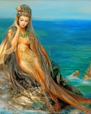 Aesthetic Mermaid Painting By Numbers.png