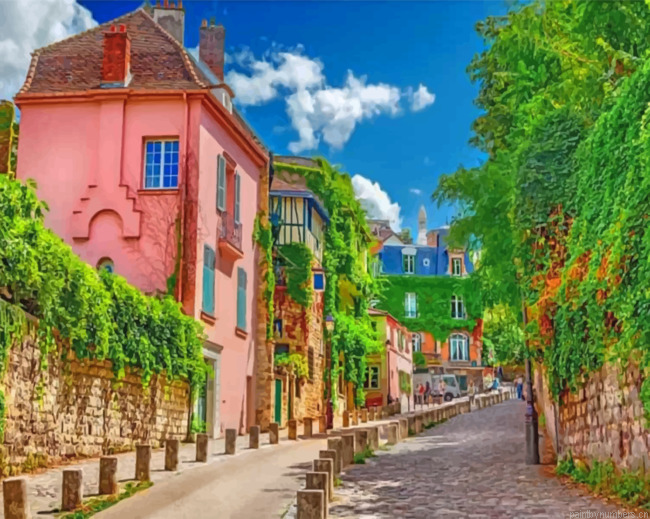 Aesthetic Montmartre Painting By Numbers.png