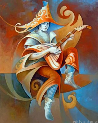 Aesthetic Musician Painting By Numbers.png