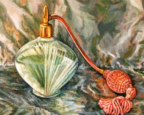 Aesthetic Perfume Bottle Painting By Numbers.png