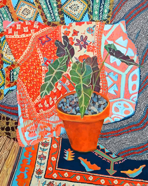 Aesthetic Plant Painting By Numberss.png