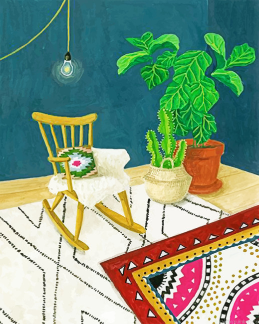 Aesthetic Plants Painting By Numberss.png