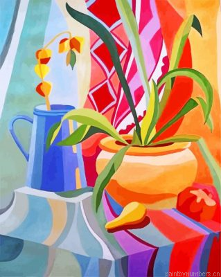 Aesthetic Plants Still Life Painting By Numbers.png