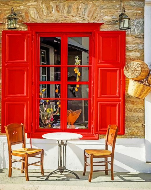 Aesthetic Retro Coffee Shop In Malta Painting By Numberss.png