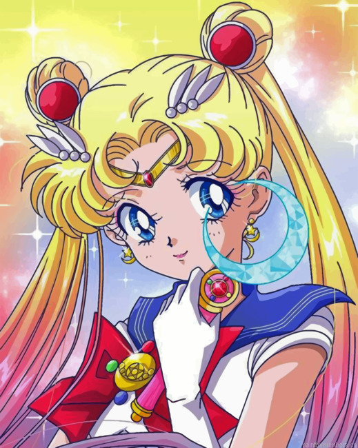 Aesthetic Sailor Moon Painting By Numberss.png