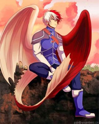 Aesthetic Shoto Todoroki Painting By Numbers.png