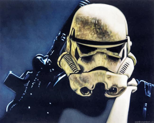 Aesthetic Stormtrooper Star Wars Painting By Numbers.png