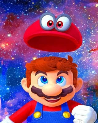 Aesthetic Super Mario Painting By Numbers.png