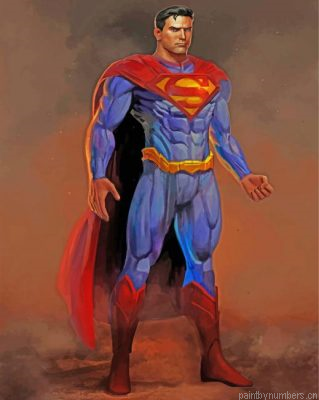 Aesthetic Superman Painting By Numbers.png
