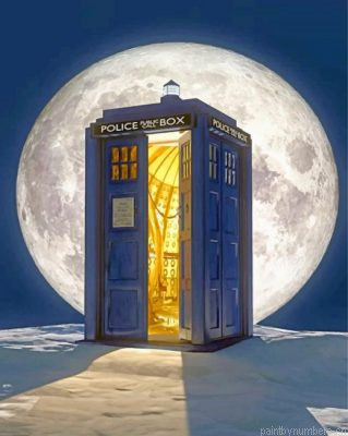 Aesthetic Tardis Painting By Numbers.png