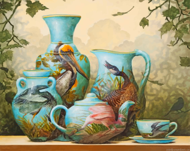 Aesthetic Utensils Painting By Numberss.png