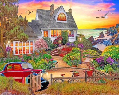Aesthetic Villa Painting By Numbers.png