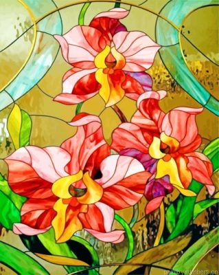 Aesthetic Vintage Flowers Painting By Numbers.png