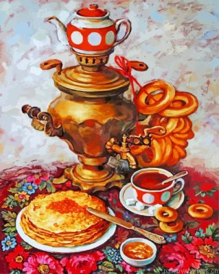 Aesthetic Vintage Food Painting By Numbers.png