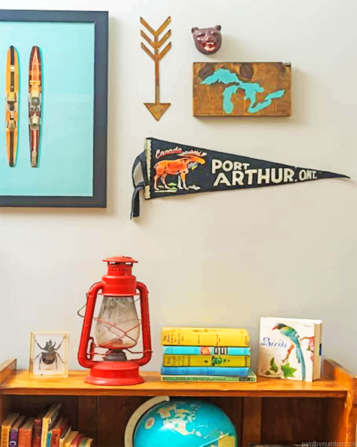 Aesthetic Vintage Office Painting By Numberss.png