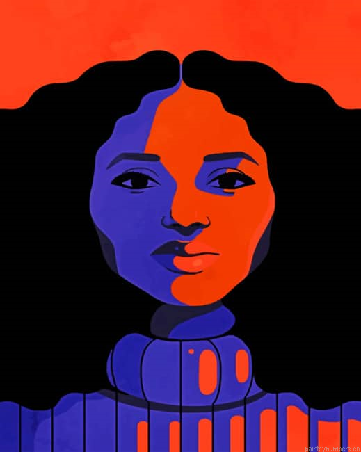 African Girl Illustration Arts Painting By Numberss.png