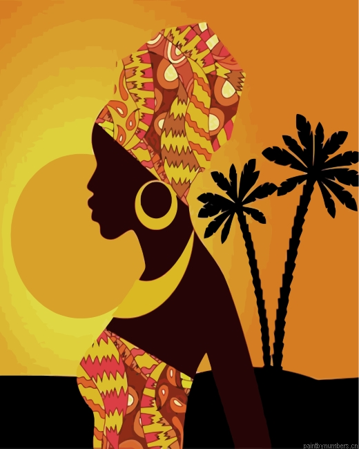 Afro Woman Painting By Numbers.png