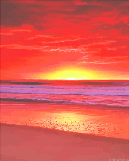Afterglow View Sunset Painting By Numberss.png