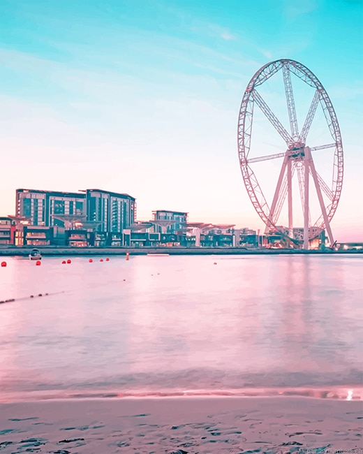 Ain Dubai Ferris Wheel New Painting By Numberss.png