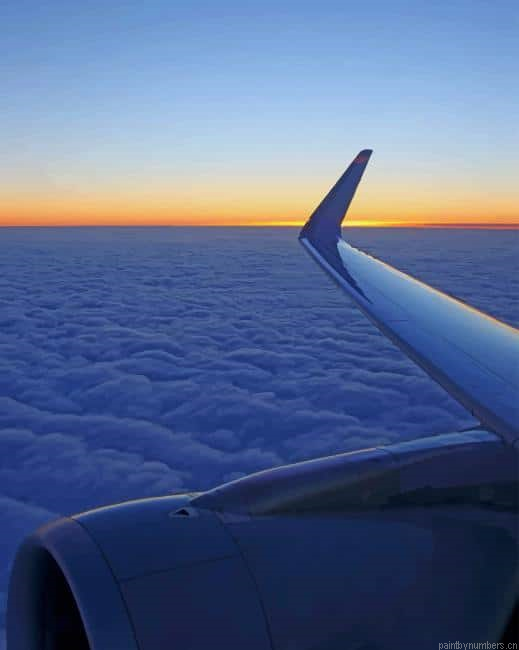 Airplane Window View Painting By Numberss.png