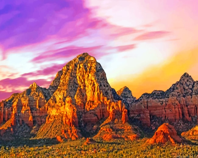 Airport Mesa Sedona Painting By Numbers.png