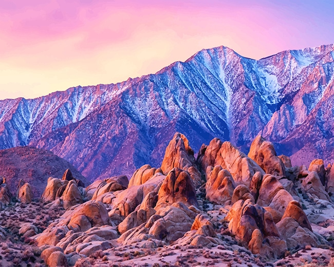 Alabama Hills California Landscapes Painting By Numberss.png