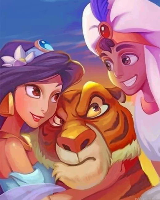 Aladdin And Jasmine Painting By Numberss.png